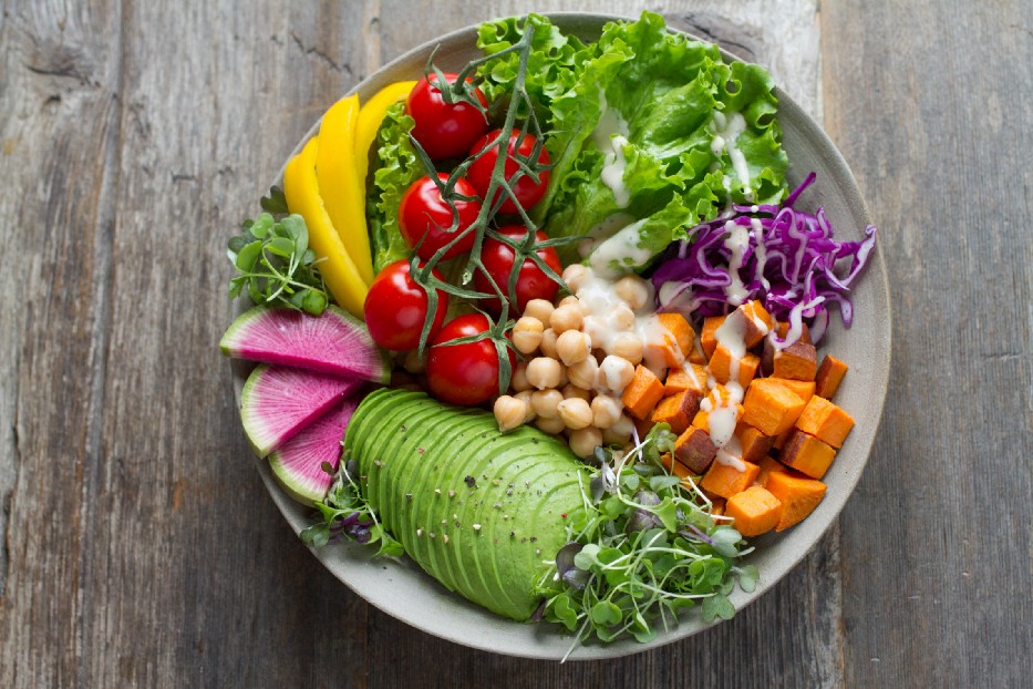 photo of salad with mixed vegetables